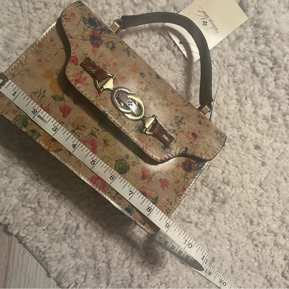 Patricia Nash Leather Hand/Crossbody “Prairie Rose” Whimsical Purse - Picture 13 of 16